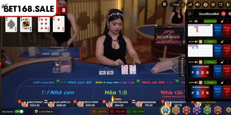 Baccarat Bet168 - Hướng Dẫn Cách Chơi Và Bí Kíp Thắng Lớn 2 Quy tắc rút bài chi tiết trong trò Baccarat Bet168